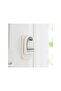Self Adhesive Wall Mounted Mop Hanger White 5x5.5x7cm - 7