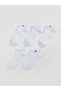 Alita City Lcw Kids White Plain Girls' Booties Socks with a Difference