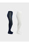 Rmz Gi̇yi̇m Farkiyla Classic Girls' Pantyhose 2-Pack - 2