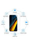 4Pcs Glass X6 Pro 4pcs Full Cover Screen Protector For POCO X3 X4 X5 X6 Pro X3 X4 F3 F4 F5 GT M4 M3 - 5