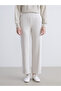 Gray Women's Sweatpants with Elastic Waist - 3