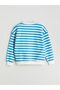 Lcw Eco Crew Neck Striped Oversize Women's Sweatshirt - 7