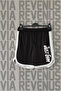 Just Gym Printed Piping Detailed Jersey Sports Training Shorts