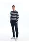 Lcwaikiki Crew Neck Long Sleeve Color Block Men's Knitwear Sweater (W5) - 3