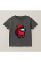 Among Us Crew Neck 100% Cotton Printed Short Sleeve Children's and Teenage T-Shirt