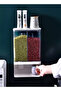 Wall Mounted Plastic Storage Box Transparent 24.5x9.5x31cm