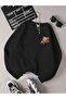Bear Printed Oversize Unisex Women/Men's Crew Neck Sweatshirt