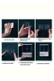 Wall Mounted Plastic Storage Box Transparent 24.5x9.5x31cm - 5