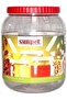 Clear Round PET Plastic Spice Storage Kitchen Condiment Jar (2000ml)