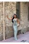Saja Rsln Scuba Fabric Stretch Fabric Strapless Ruched Long Dress