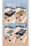 Foldable Bed over Arm Patient Service Table Laptop Computer Stand - 2