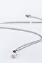 Stainless Steel Chain Evil Eye Glass Tiny Cute White Kitten Bijoux Necklace, Gift Necklace - 4