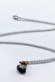 Stainless Steel Chain Evil Eye Glass Tiny Cute Black Kitten Bijoux Necklace, Gift Necklace - 5