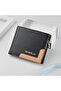 Leather wallets for men, RFID blocking technology, slim multi-card wallet for men with zippered coin - 3