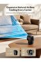 Touch Control Desk Fan, 100 Speeds Quiet Digital Display 8000mAh Battery Powered Small Table - 8