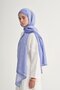 Luxe Floral Monogram Flush Shawl Lilac - 5