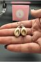 Gold Plated Colorful Seashell Earrings, Handmade Seashell Earrings - 3