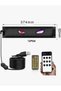 Led Matrix USB Port Digital Display Controlled App Controlled Auto Accessory 37cm