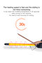 Professional 9mm Thin Hair Curler Gold/Black - 5