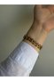 Steel Gold Jeweler Crafted Thick Evritanya Bracelet -No Tarnishing- - 2