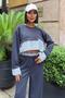 Navy Blue Garni Detailed Comfortable Modal Set 10232 R6-C-K1 - 4