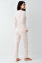 Women's Pink Pajama Set - 4
