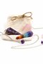 Natural Stone Amethyst Stone-Pink Quartz Stone-Chakra Natural Stone Pandul Pendulum Set of 3 from Chakra Stones - 3
