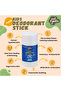 Organic Deodorant Stick - for Kids and Teens - Sport scented - 55g - 6