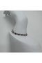 Special Series Silver Purple Stone and Heart Detail Bracelet - Silver