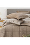 Home Loria Bedspread Duvet Cover Set 7 Pieces-Beige - 5