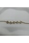 Special Series Gold Square Stone Detail Waterway Bracelet - Gold - 3