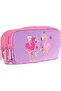 Kids 3 Compartment Pencil Bag (Plush Flamingo)Krn-L8240