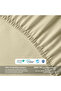 Supersoft 1 Piece Fitted Sheet 160x200+30cm Double Size Bed Sheet Deep Pocket Design for Secure Fit - 5