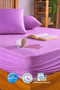 Lilac Micro Fitted Full Edge Water Liquid Proof Mattress Protector Mattress-Twin-Double King Size Mattress