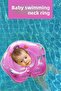 Sea Pool Safety Locked Baby Swimming Neck Ring Pink - 3