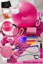 30-Piece Pilates Set Squat Set with Different Resistance Bands Pilates Bar Ball Cushion Hoop Dumbbell
