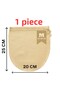 25X30 cm Organic Cotton Straining Pouch, Milk Cloth Multi-Purpose Straining Pouch Milk Cloth Yogurt Cheese Vegetables - 2