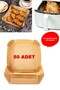 Airfryer Baking Paper - XL-XXL Large Size, 50 Pieces Air Fryer Paper, Oven Paper, Disposable - 2