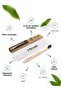 Nano Dark Gray Bamboo Toothbrush - Ultra Soft + Toothbrush Storage / Carrying Container - 3