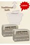 Pumpkin Fiber Bath Soap 120 Gr, 2 Pieces, Handmade Natural Soap - 3