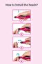 Electric Manicure-pedicure-torpue Machine Fuchsia Color - 5