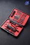 17 Pcs Nail Clippers Set Nail Care Kit Manicure Portable Set Tweezers Knife Ear Leather Bag - 2