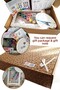 Boy Painter Set 10 Pieces - 20x30 cm Canvas with Prefixation, 2 Pieces.Brush, Palette, Paint & Easel - 6