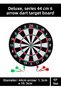Deluxe Series 17' Indoor and Outdoor 44 Cm Girls Boys 6 Arrow Dart Target Board for All Ages