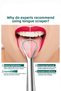 Metal Tongue Scraper Cleaning Apparatus Yoga Tongue Scraping Stick Cleaner 1 Piece - 6