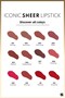 Iconic Sheer Lipstick Moisturizing Bright Lipstick 203 Charming - Nude - 4