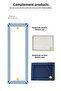 Bluon Stick Patterned Polka Dot Detailed Lemon Runner – Yellow/Blue/White 40X140 cm - 5