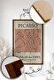 3 Piece Brown Real Wood Framed Painting Set - Model 16 - 5