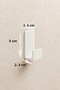 Door Back Plastic Hanger, Door Hanger Bathroom Hanger Clothes Hanger Kitchen Bathroom Door Back Hanger - 3