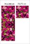 Refrigerator And Dishwasher Door Covering Rose Textured Self Adhesive Sticker Foil Covering - 2